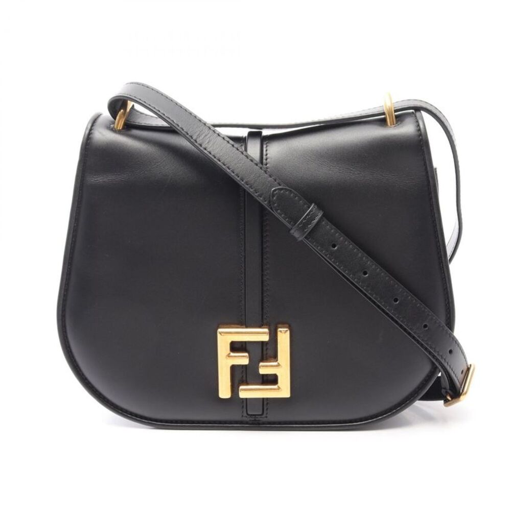 Fendi CMon Medium Leather Shoulder Bag
